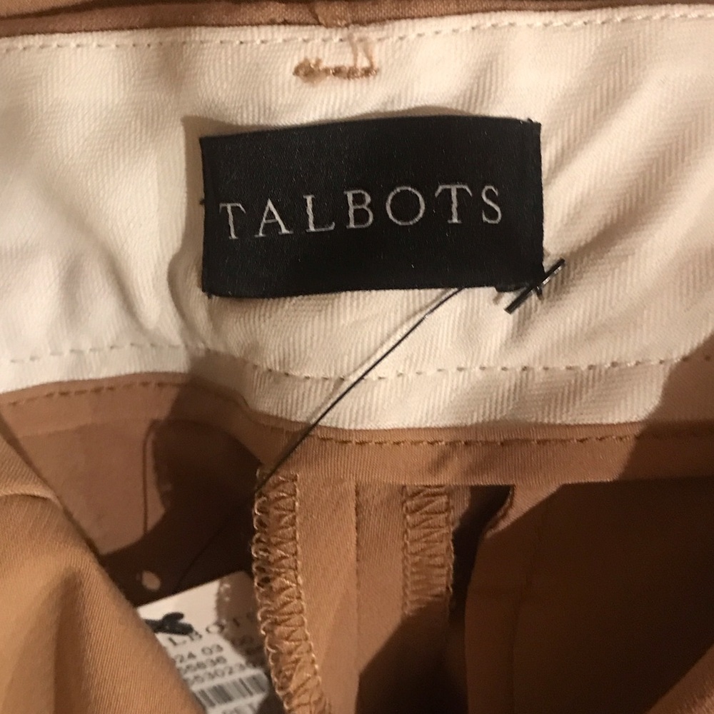 New Talbots Women's Ankle Tan Pants - Picture 2 of 6